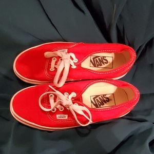Red Vans 4.5 or 6
